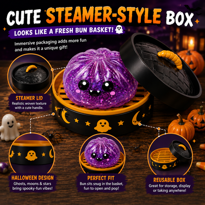 70% OFF TODAY🎃 Halloween Steamed Bun Squishy Mystery Box Toy🔥