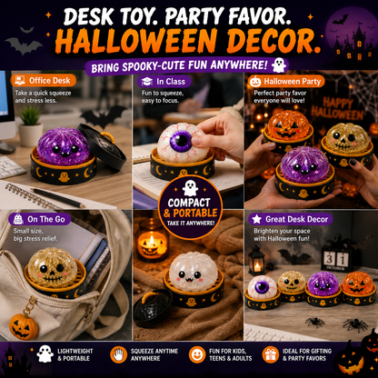 70% OFF TODAY🎃 Halloween Steamed Bun Squishy Mystery Box Toy🔥