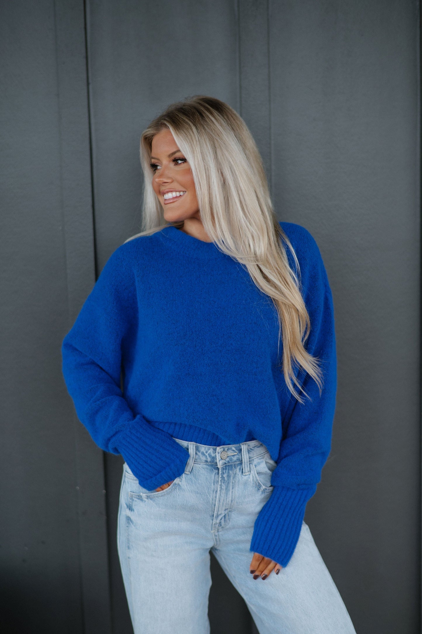Sweater-Cobalt