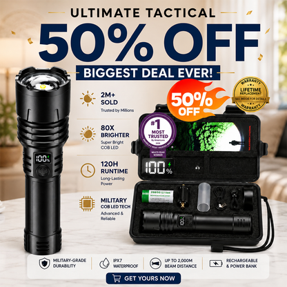 UP TO 50% OFF — Billhol® Ultimate Survival Flashlight