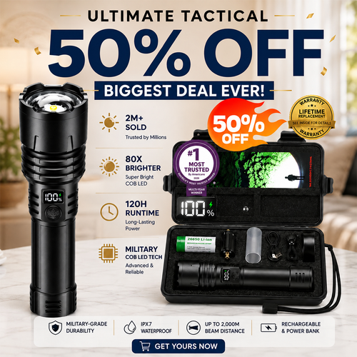 UP TO 50% OFF — Billhol® Ultimate Survival Flashlight