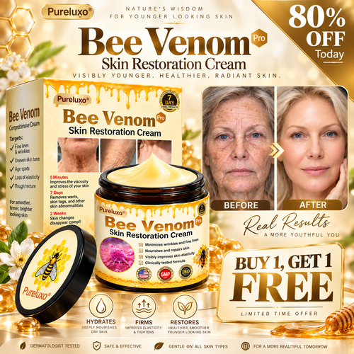 🔥Official Brand Shop丨Pureluxo® Bee venom Pro Comprehensive Cream—Tightening for Skin Types